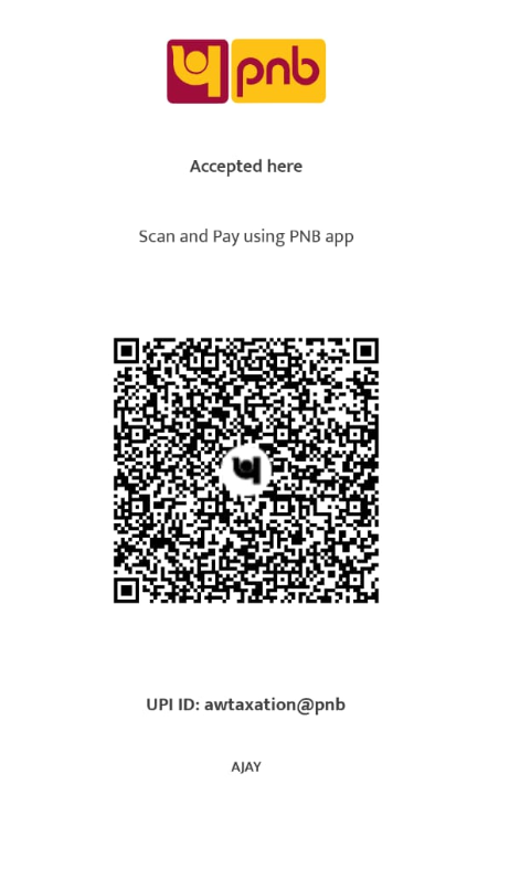 AW Taxation PNB payment QR